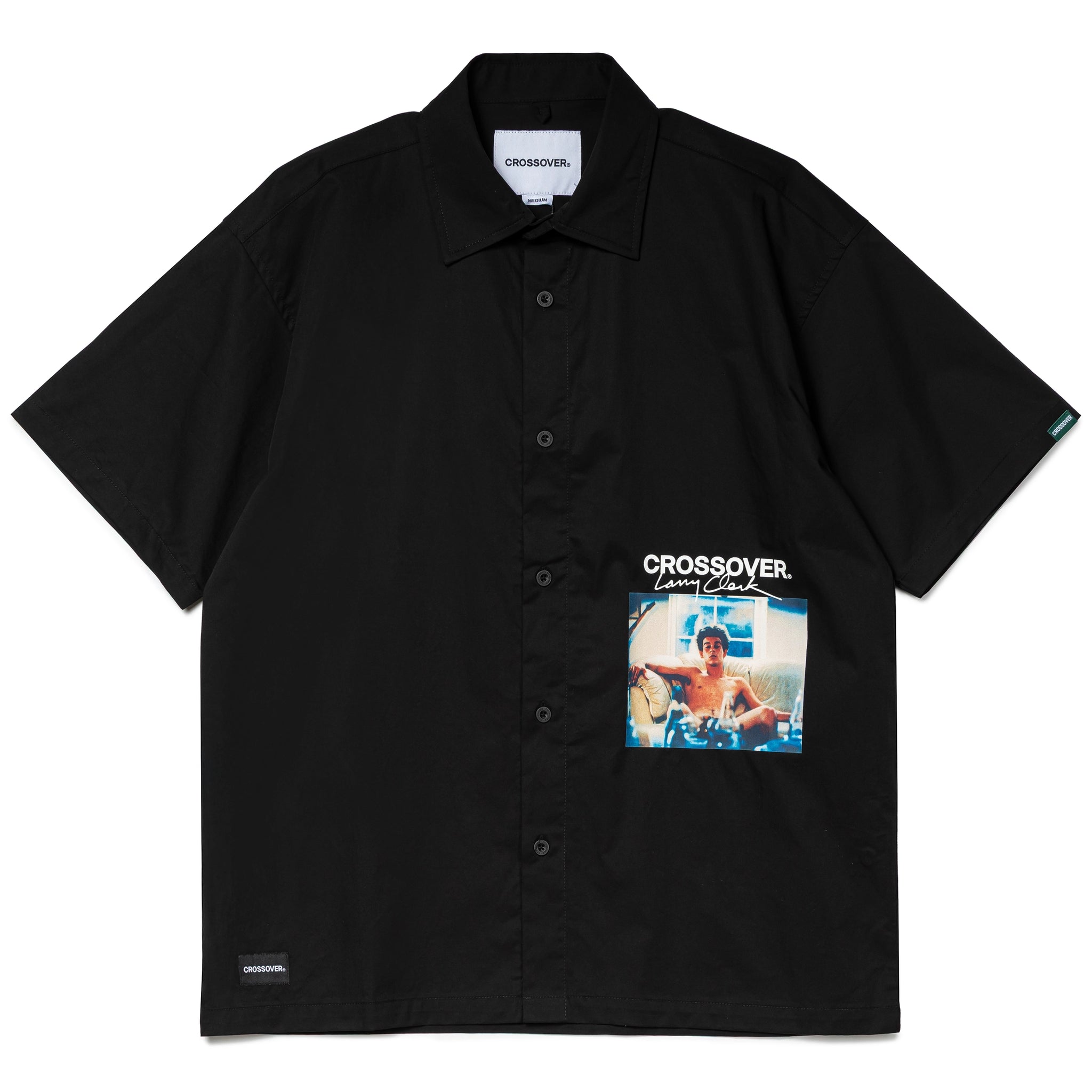 CROSSOVER® × KIDS by Larry Clark 30th Anniversary '01' Shirt | Black