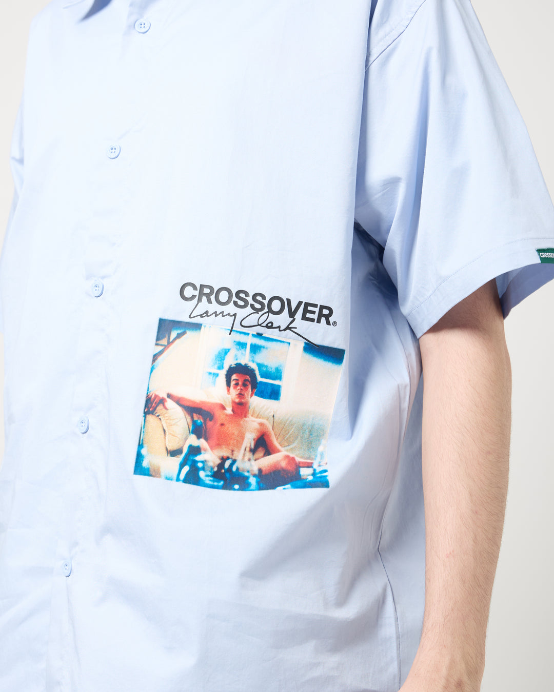 CROSSOVER® × KIDS by Larry Clark 30th Anniversary '01' Shirt | Blue