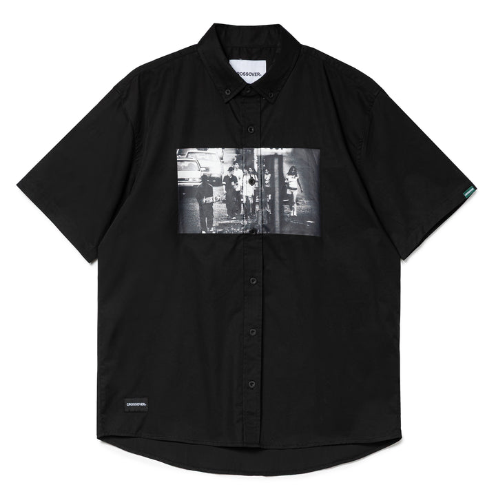 CROSSOVER® × KIDS by Larry Clark 30th Anniversary '02' Shirt | Black