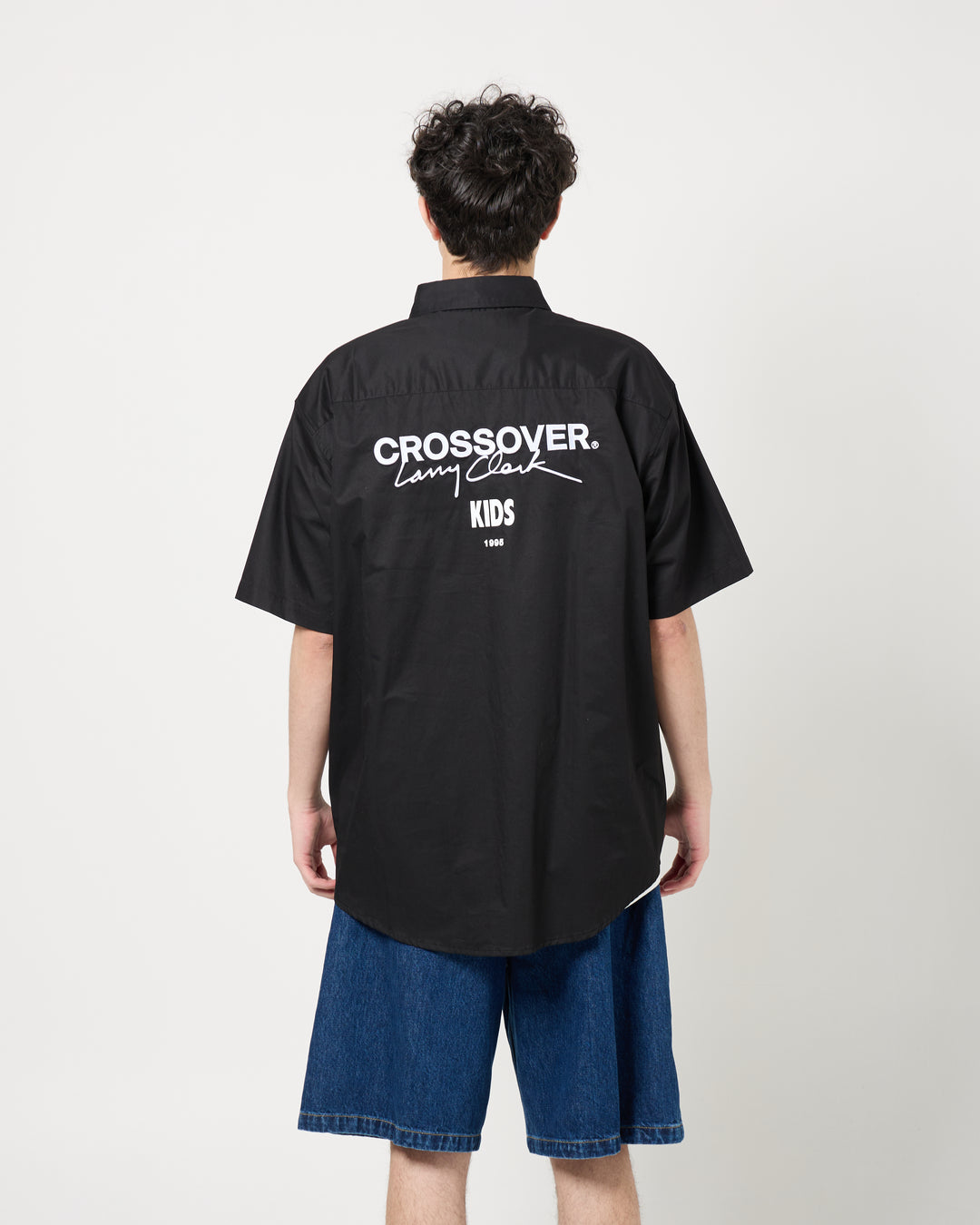 CROSSOVER® × KIDS by Larry Clark 30th Anniversary '02' Shirt | Black