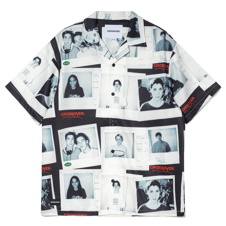 CROSSOVER® × KIDS by Larry Clark 30th Anniversary Hawaiian Shirt | Black