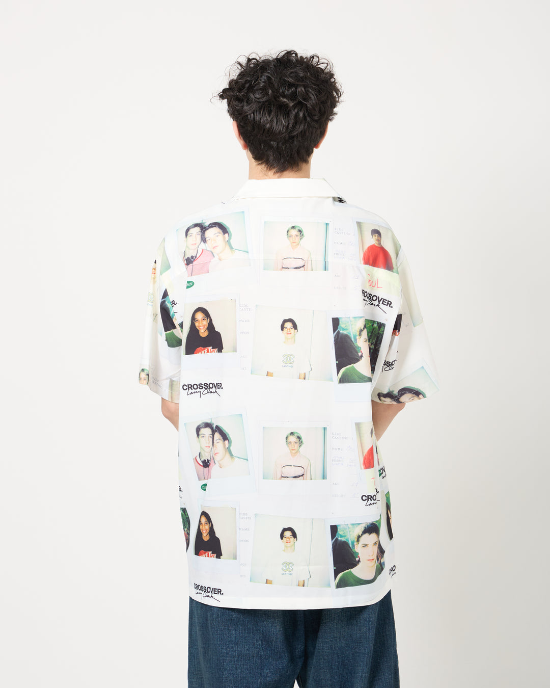 CROSSOVER® × KIDS by Larry Clark 30th Anniversary Hawaiian Shirt | White