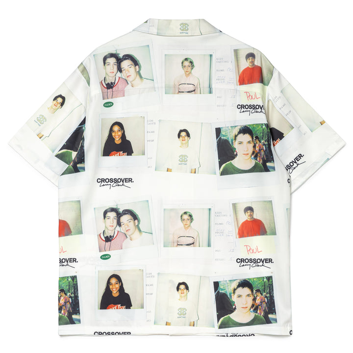CROSSOVER® × KIDS by Larry Clark 30th Anniversary Hawaiian Shirt | White