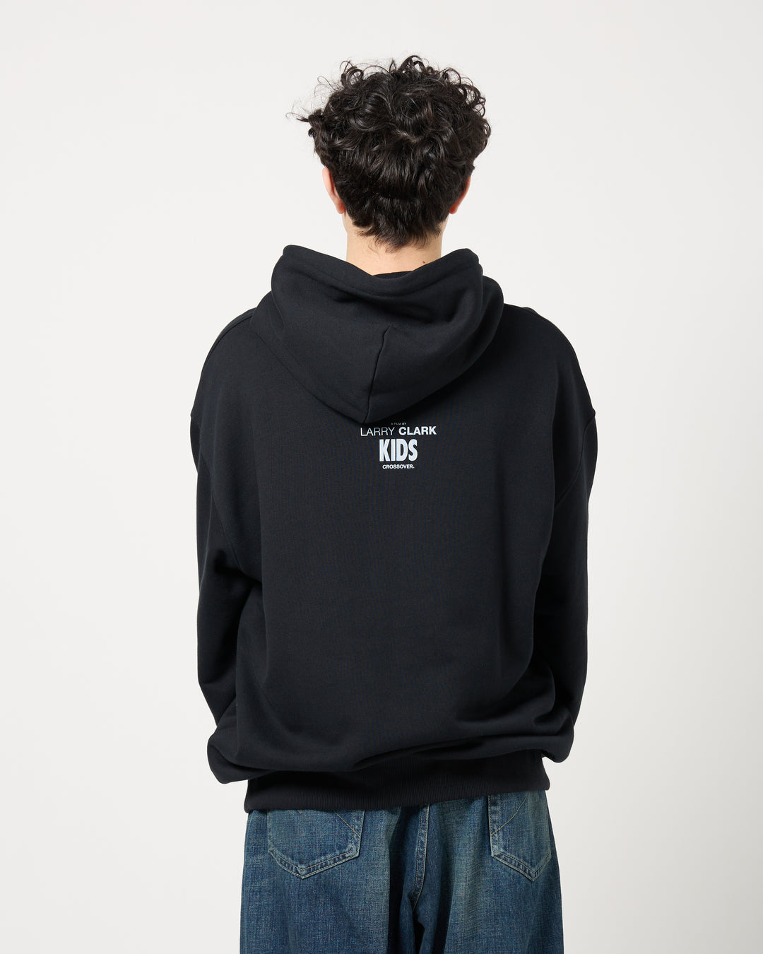 CROSSOVER® × KIDS by Larry Clark 30th Anniversary Pullover Hoodie | Black