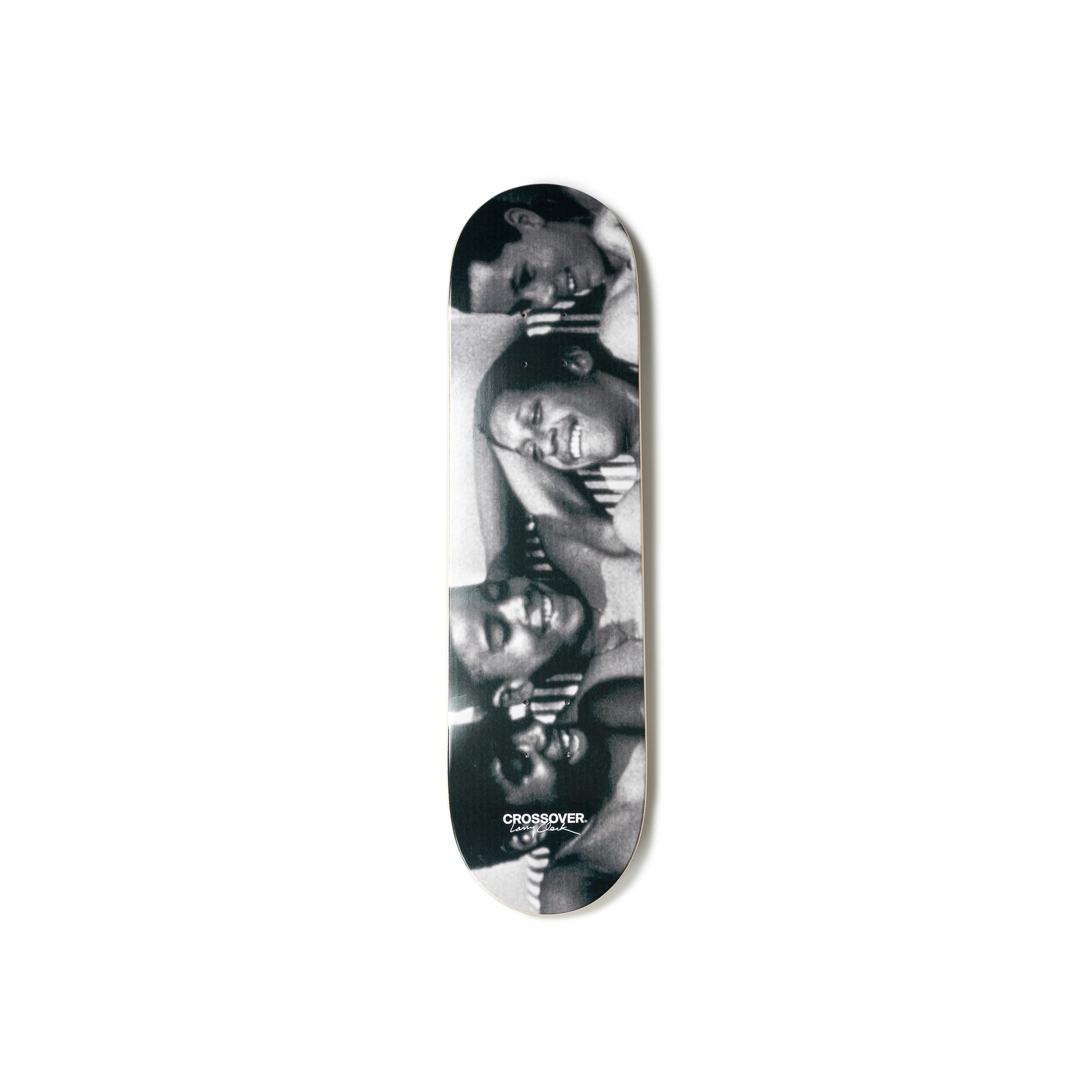 CROSSOVER® × KIDS by Larry Clark 30th Anniversary Skateboard Deck | Black Red