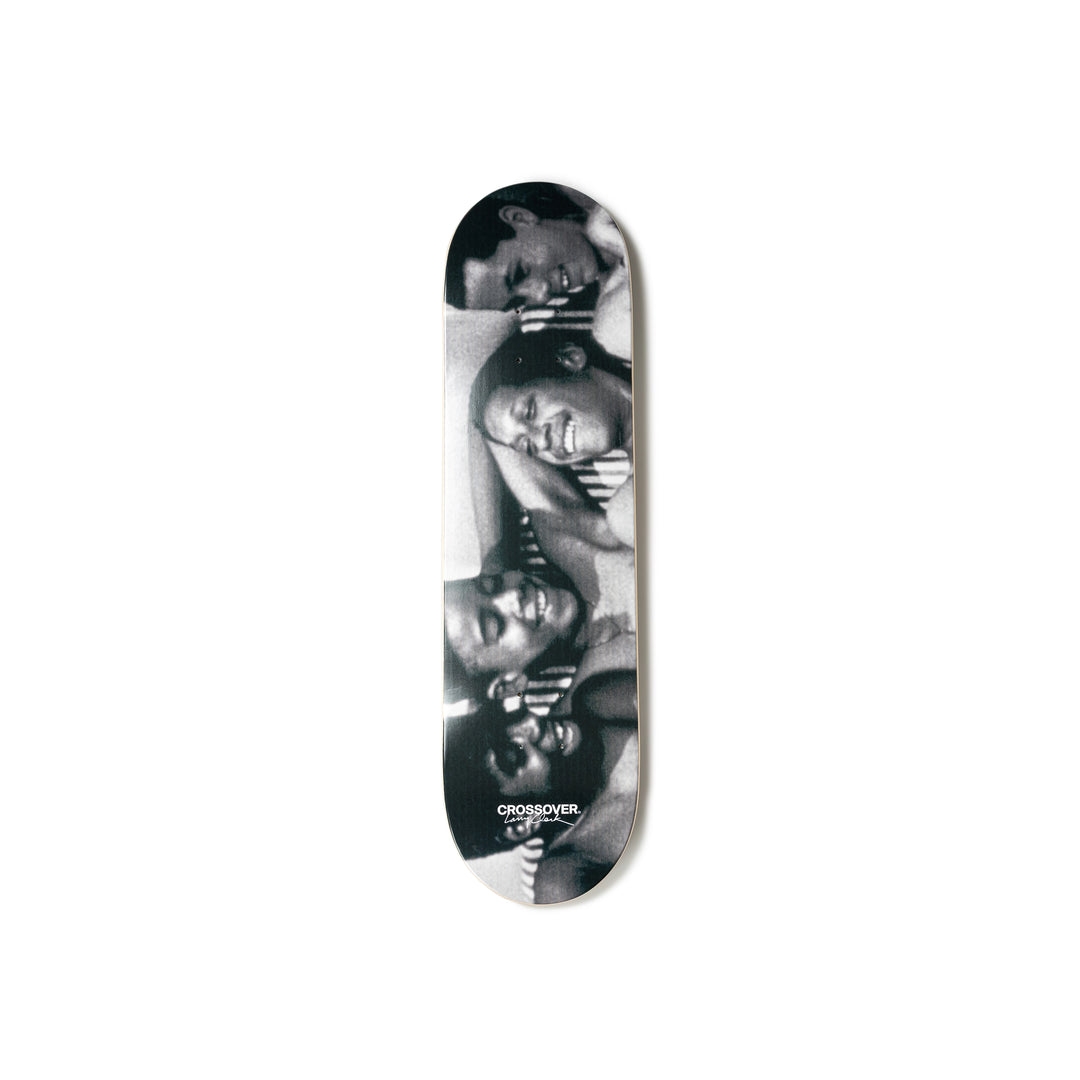 CROSSOVER® × KIDS by Larry Clark 30th Anniversary Skateboard Deck | Black Red