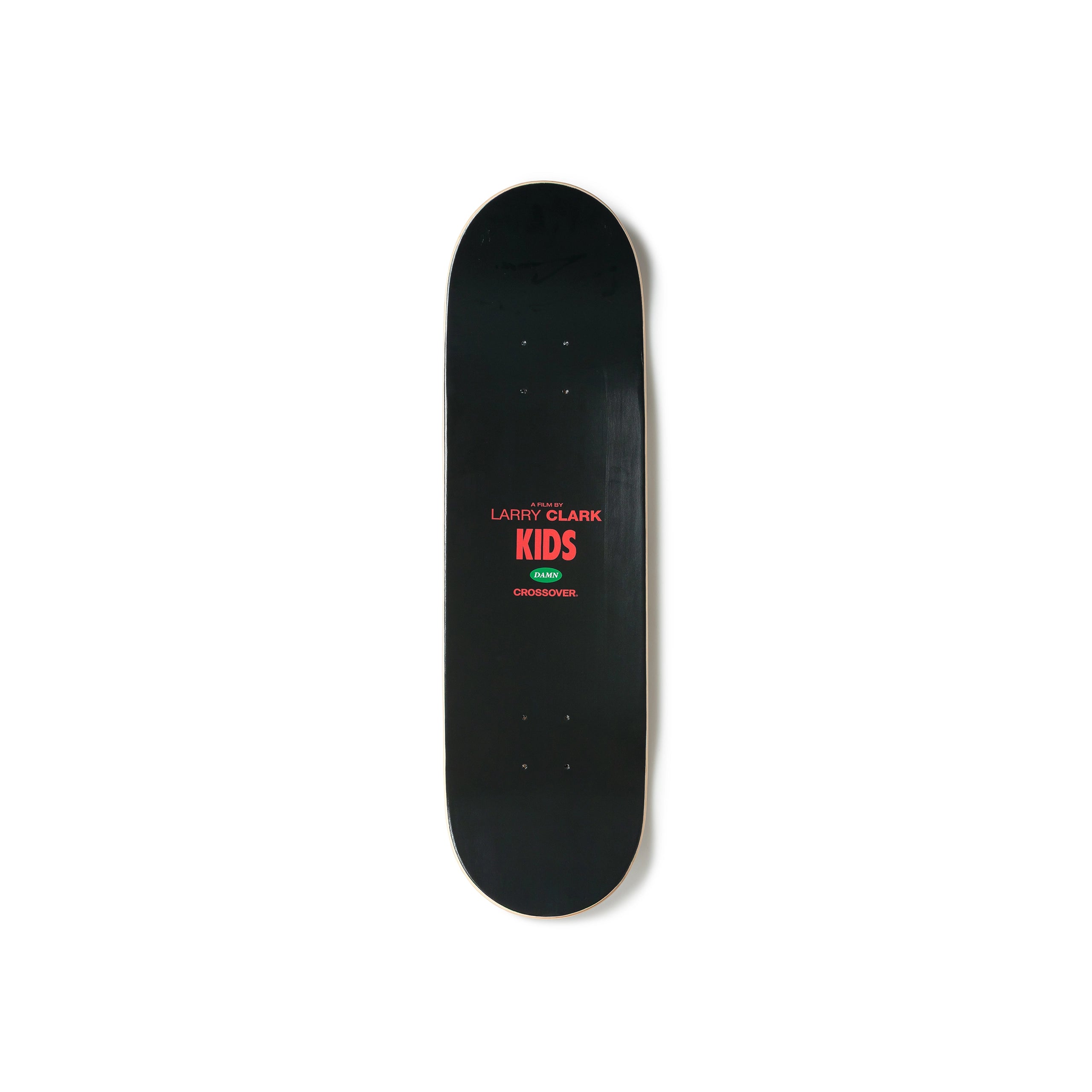 CROSSOVER® × KIDS by Larry Clark 30th Anniversary Skateboard Deck | Black