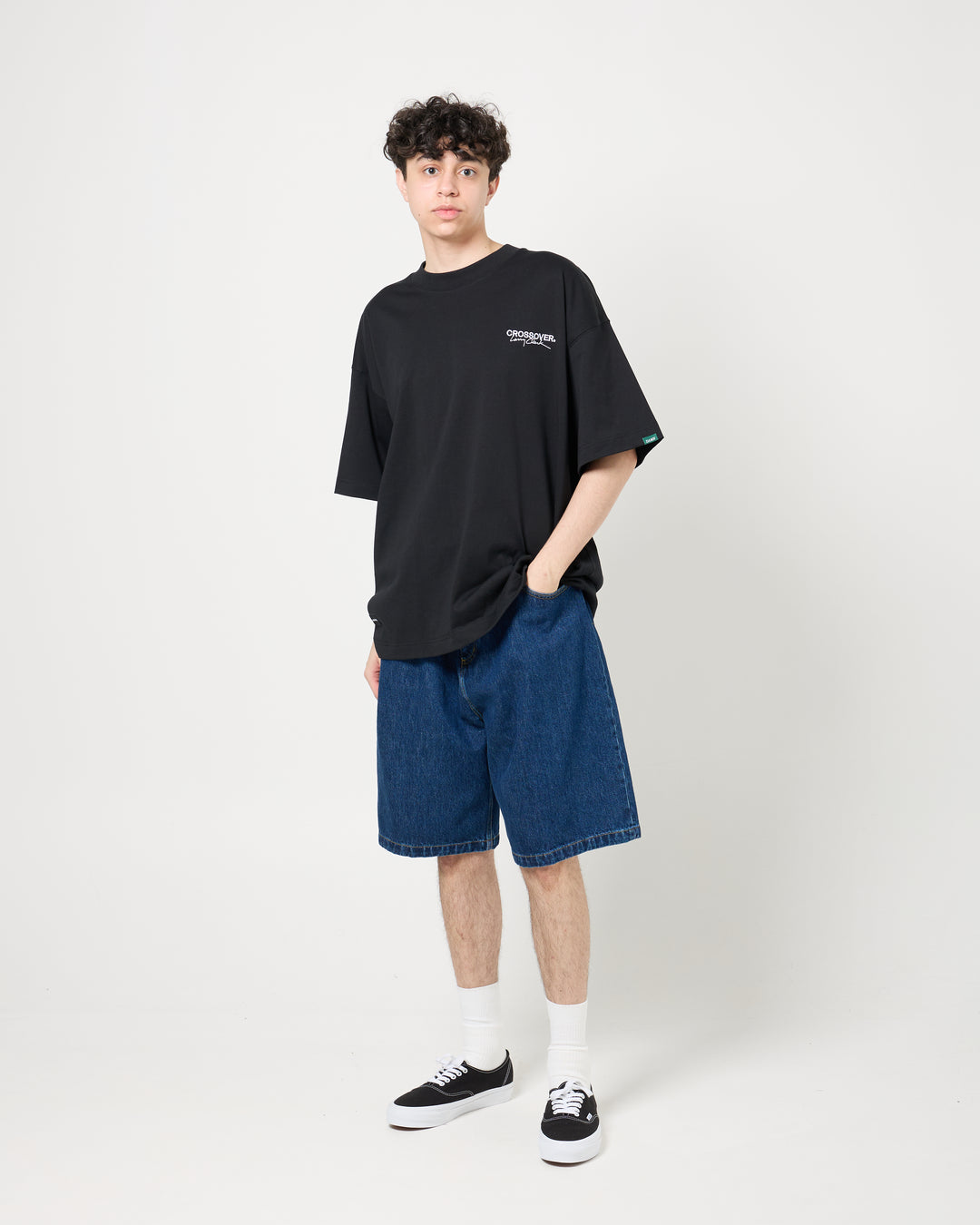 CROSSOVER® × KIDS by Larry Clark 30th Anniversary '01' Tee | Black