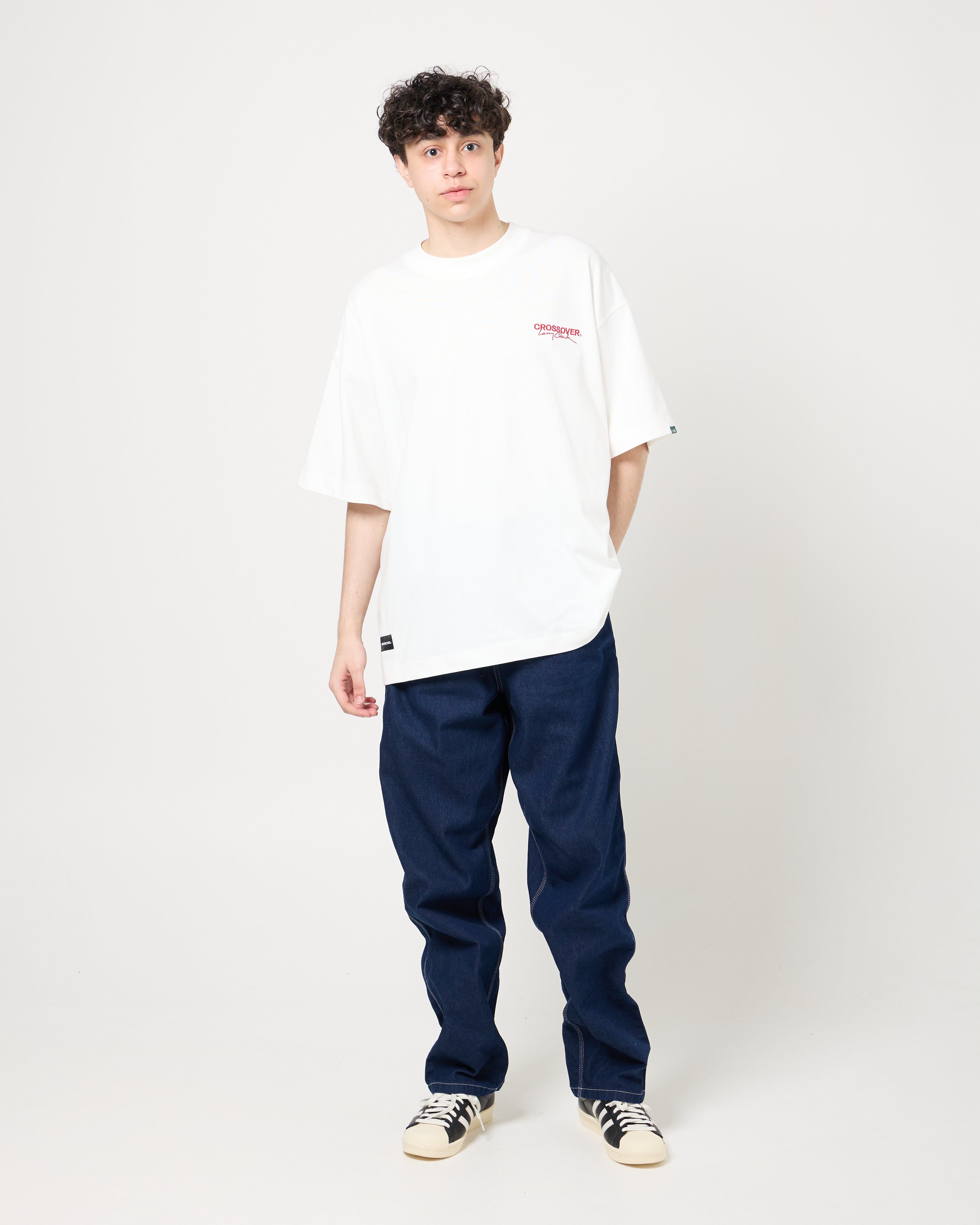CROSSOVER® × KIDS by Larry Clark 30th Anniversary '02' Tee | White