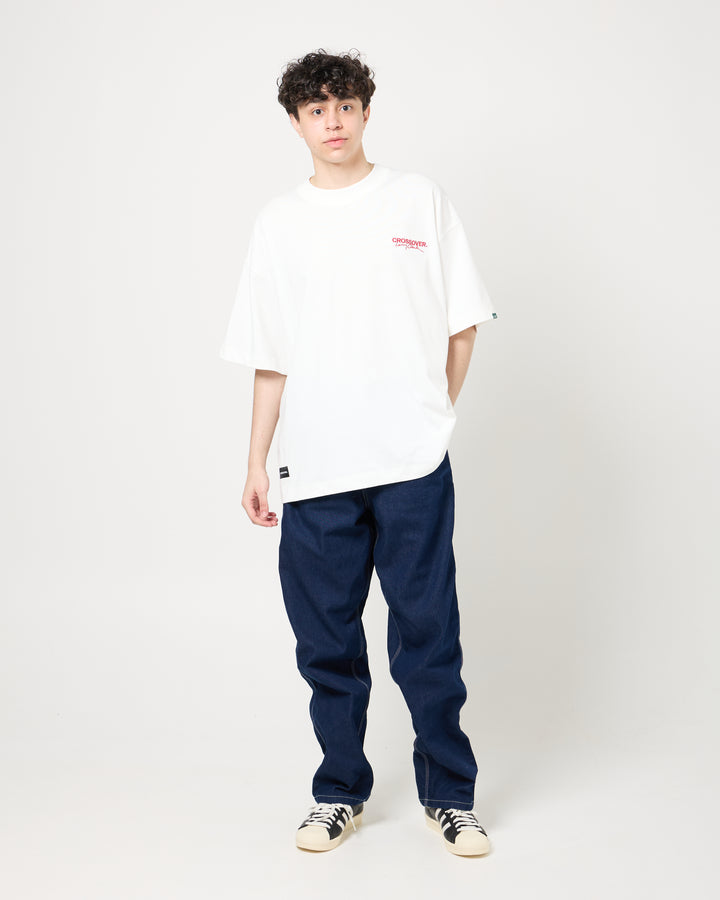 CROSSOVER® × KIDS by Larry Clark 30th Anniversary '02' Tee | White