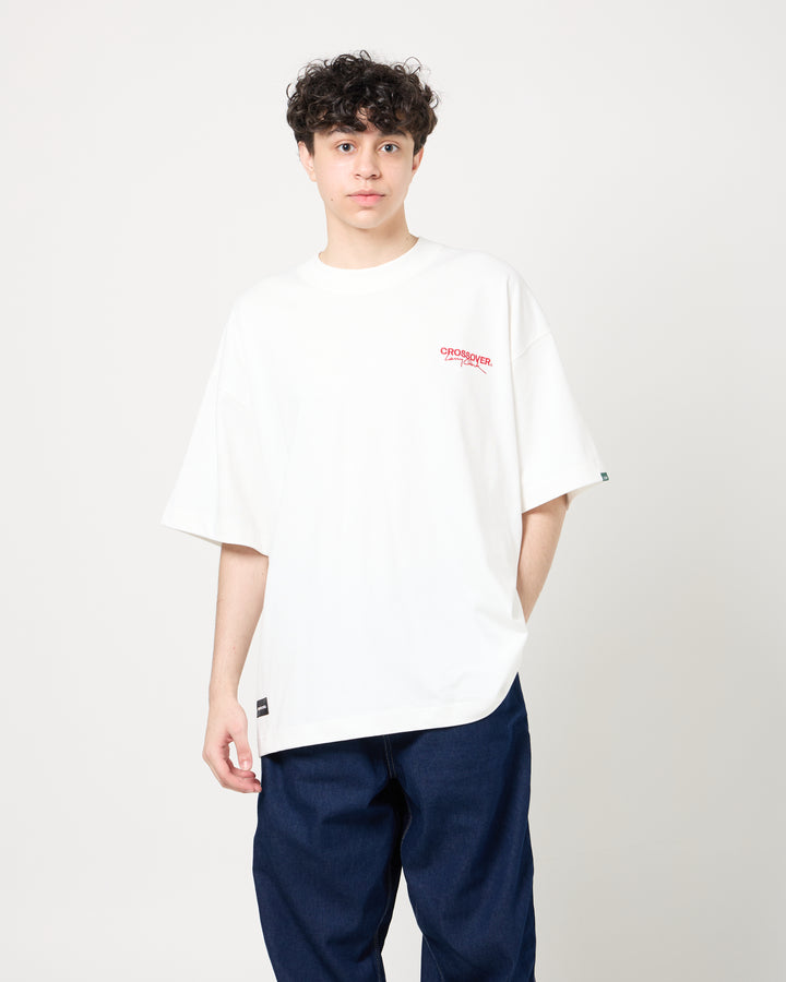 CROSSOVER® × KIDS by Larry Clark 30th Anniversary '02' Tee | White