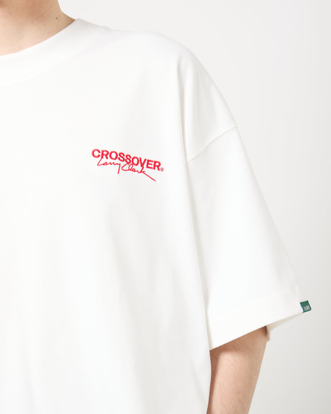 CROSSOVER® × KIDS by Larry Clark 30th Anniversary '02' Tee | White