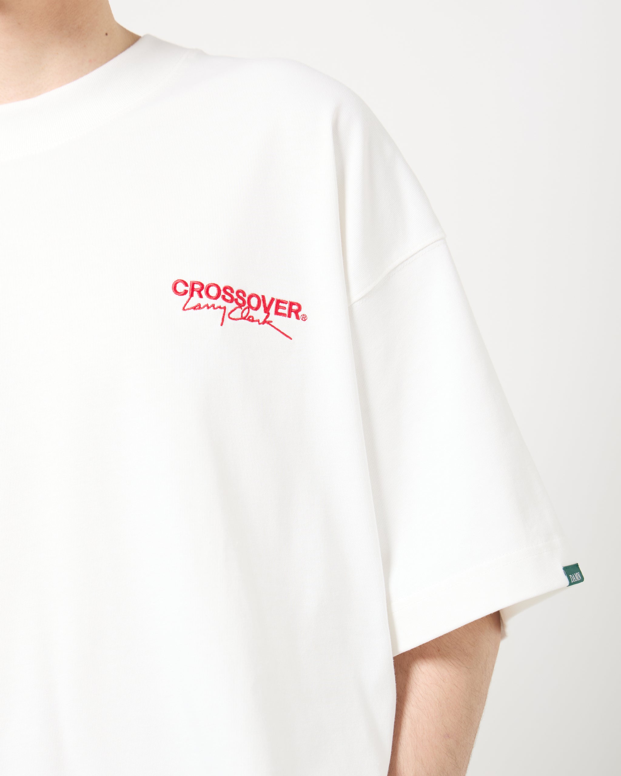 CROSSOVER® × KIDS by Larry Clark 30th Anniversary '02' Tee | White