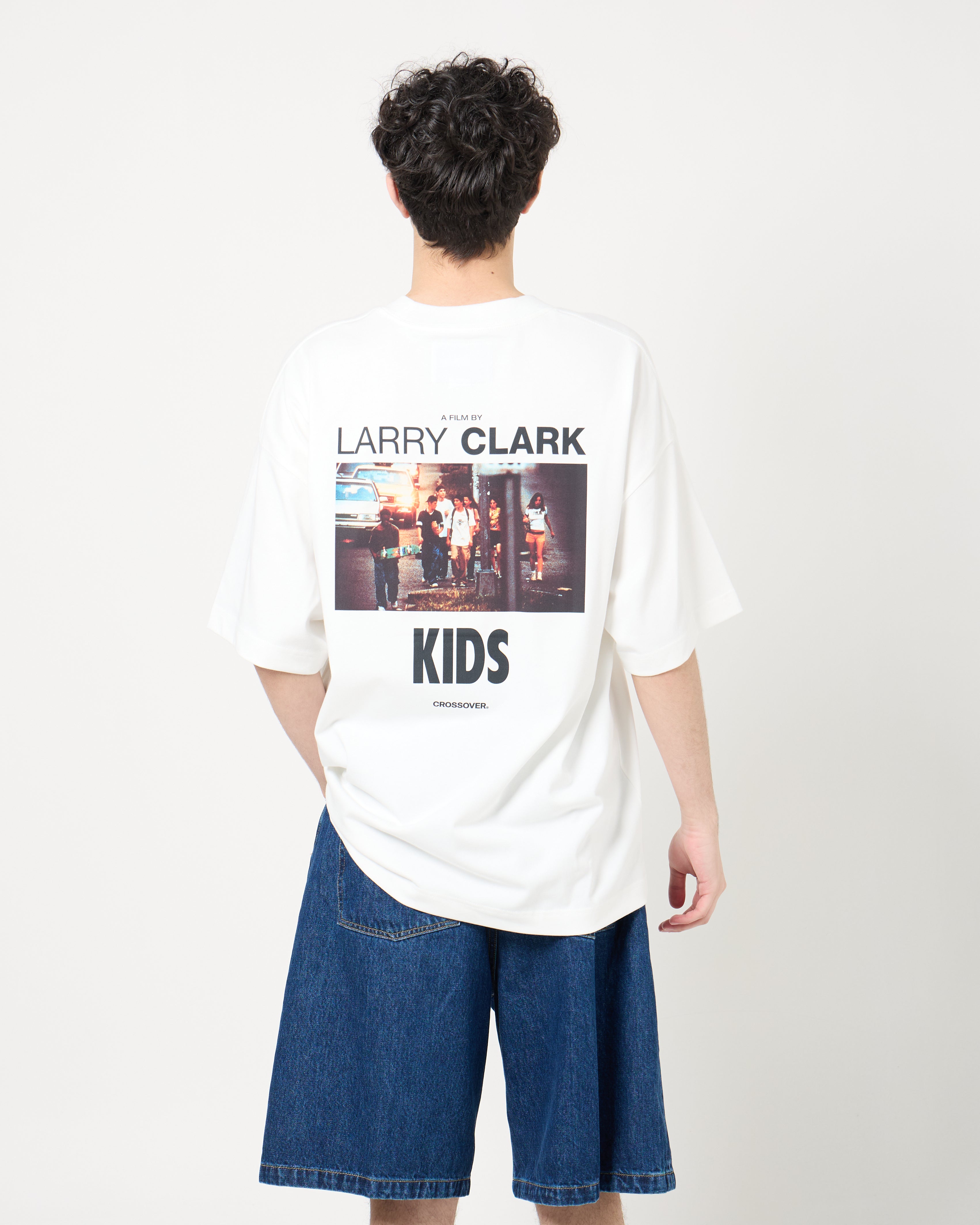 CROSSOVER® × KIDS by Larry Clark 30th Anniversary '03' Tee | White