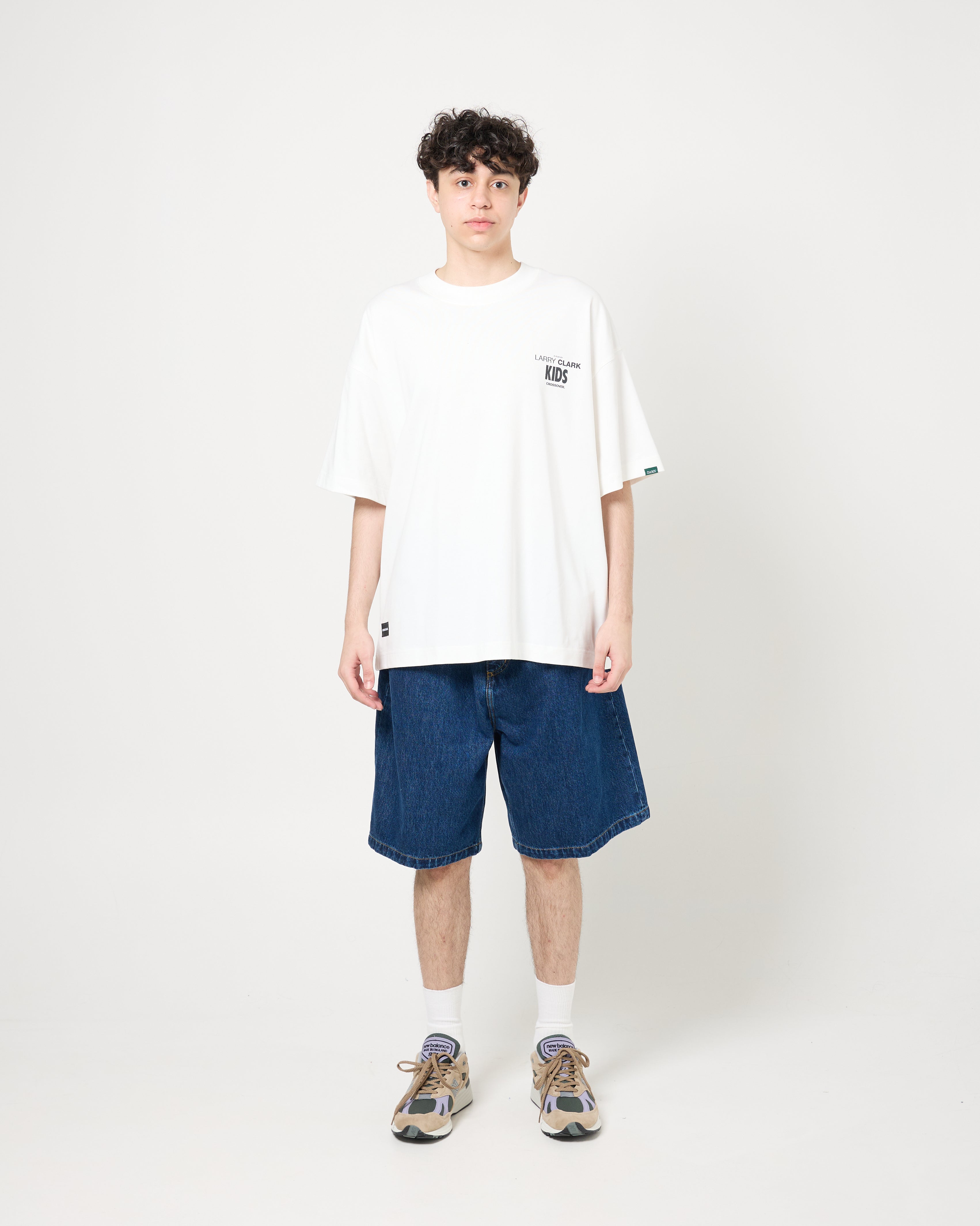 CROSSOVER® × KIDS by Larry Clark 30th Anniversary '03' Tee | White