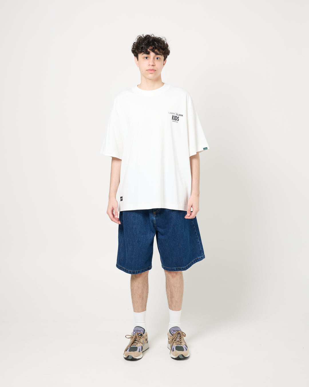 CROSSOVER® × KIDS by Larry Clark 30th Anniversary '03' Tee | White