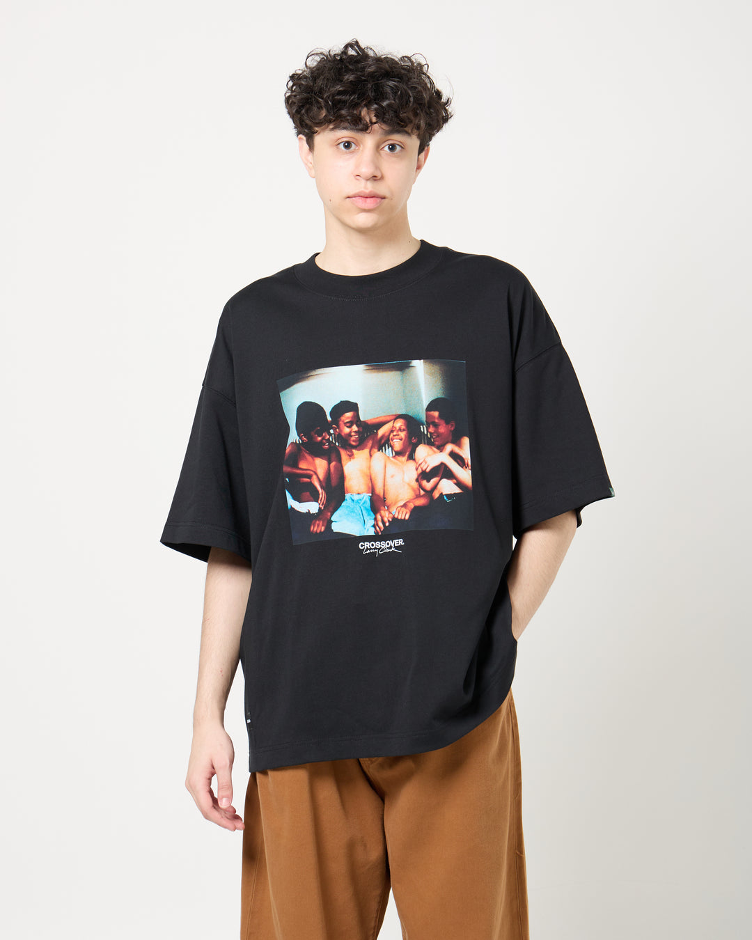 CROSSOVER® × KIDS by Larry Clark 30th Anniversary '04' Tee | Black