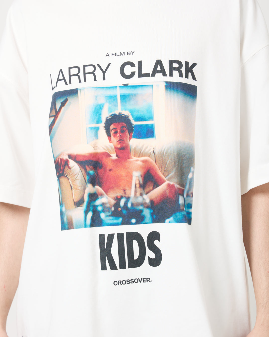 CROSSOVER® × KIDS by Larry Clark 30th Anniversary '05' Tee | White