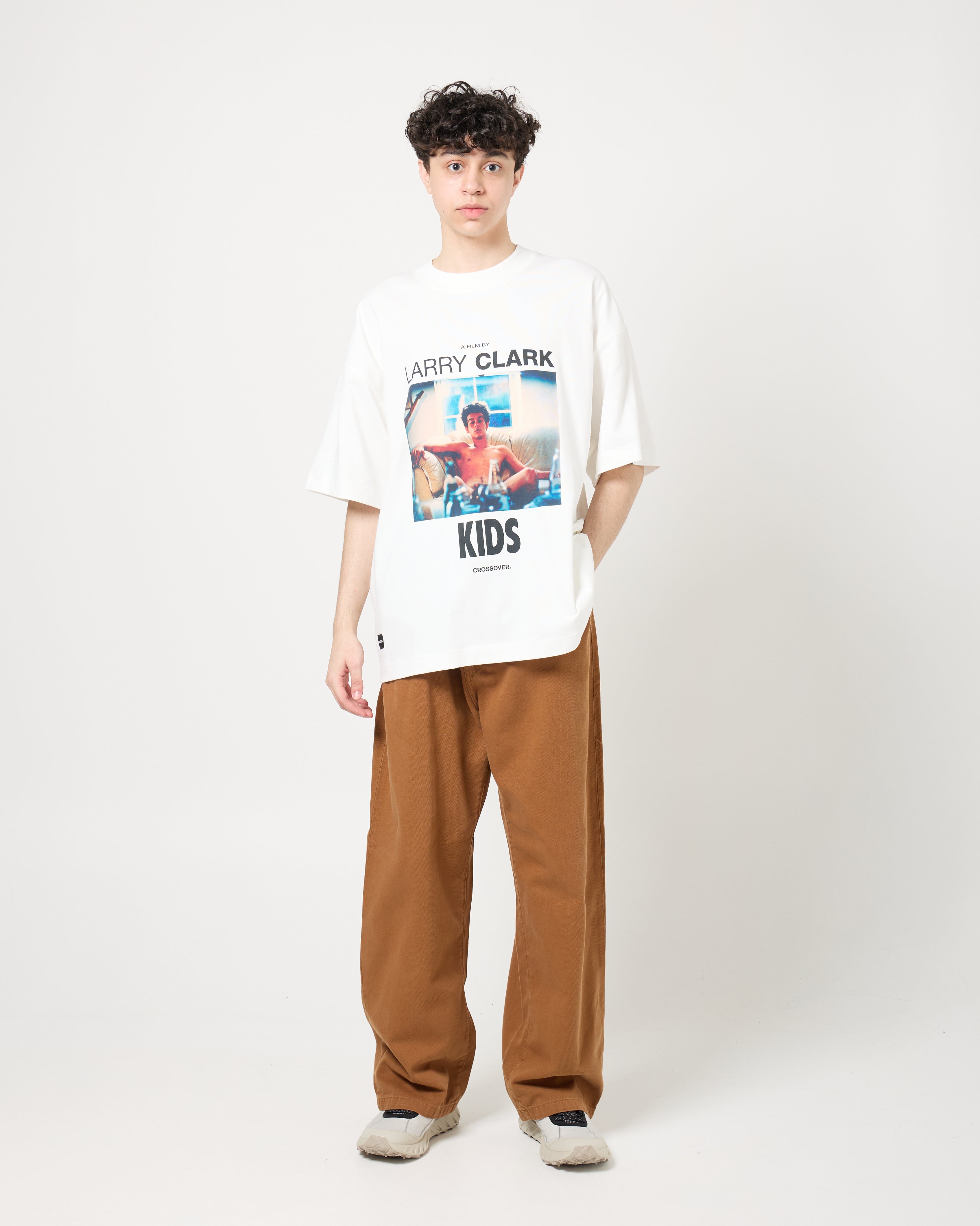CROSSOVER® × KIDS by Larry Clark 30th Anniversary '05' Tee | White
