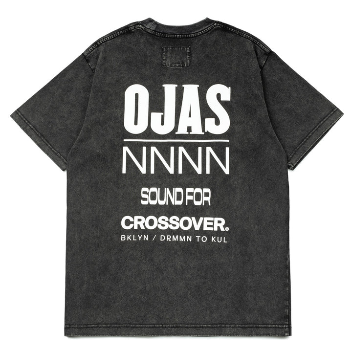 CROSSOVER x OJAS Tee | Black Faded