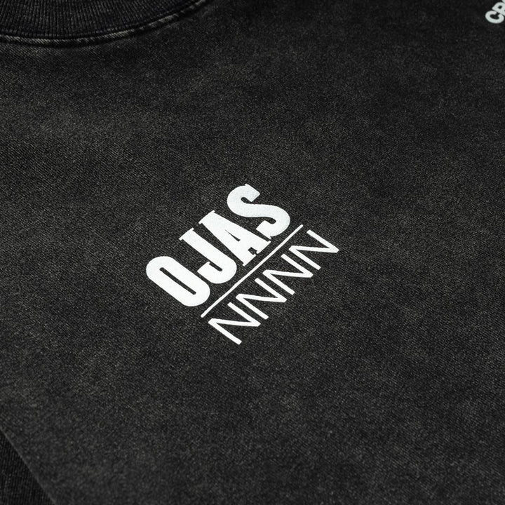 CROSSOVER x OJAS Tee | Black Faded