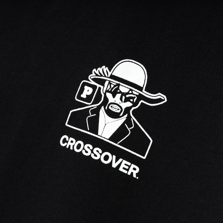 Crossover x Poggy Style Tee | Black