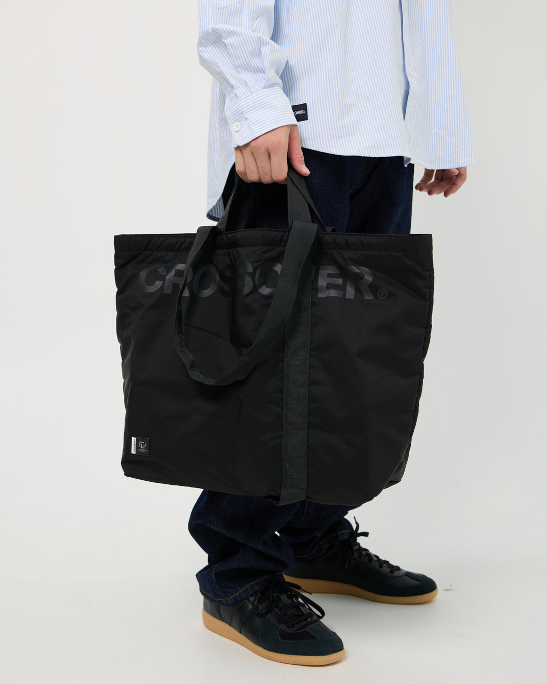 CROSSOVER x Ramidus Tote Bag (L) | Black