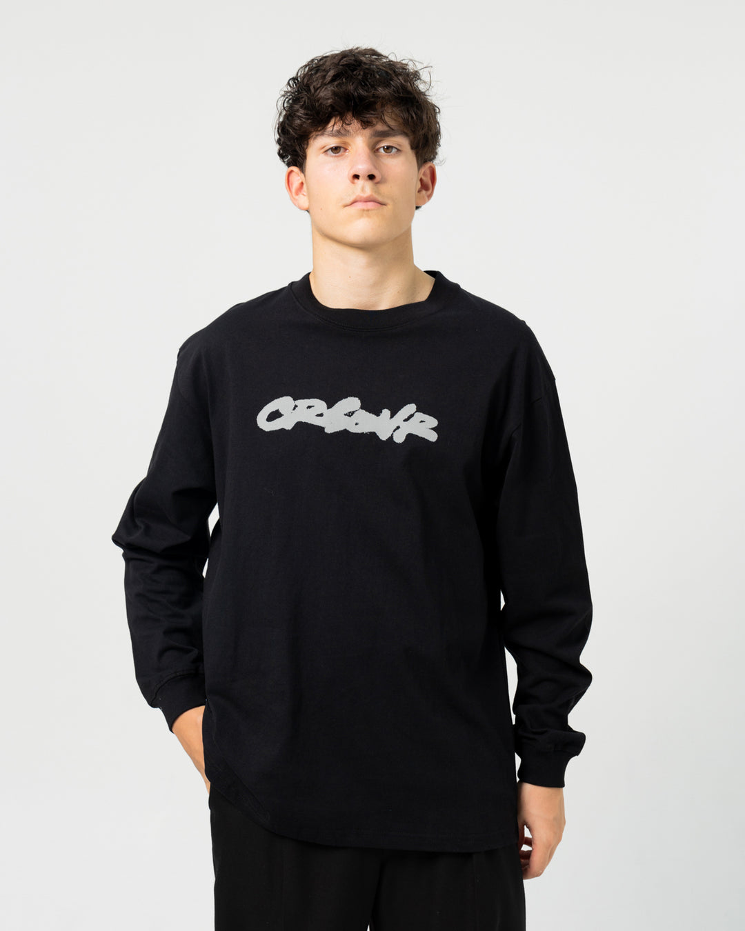 CROSSOVER x mo'des L/S Tee | Black