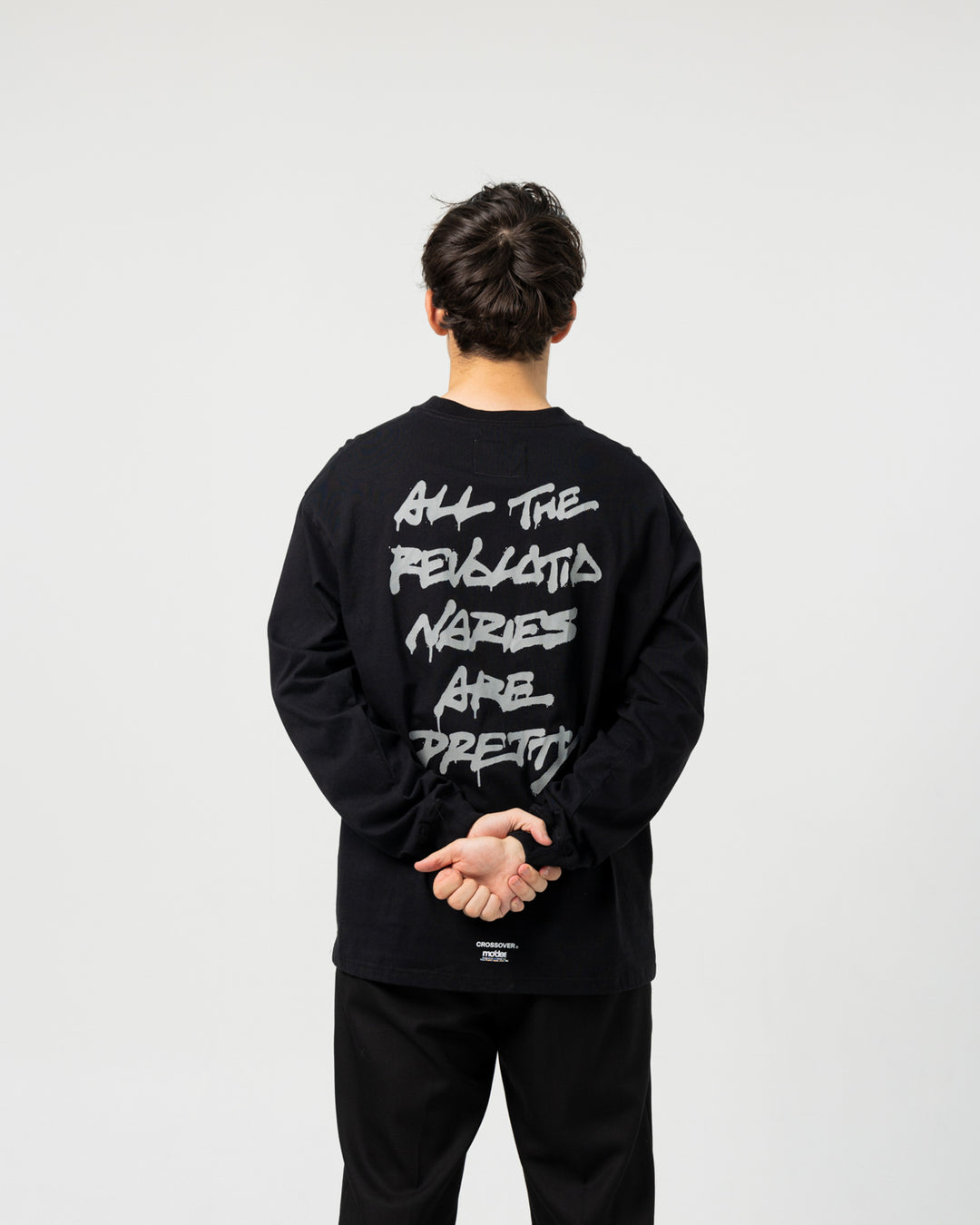 CROSSOVER x mo'des L/S Tee | Black