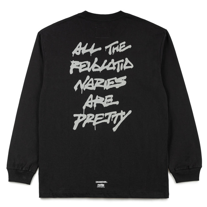 CROSSOVER x mo'des L/S Tee | Black