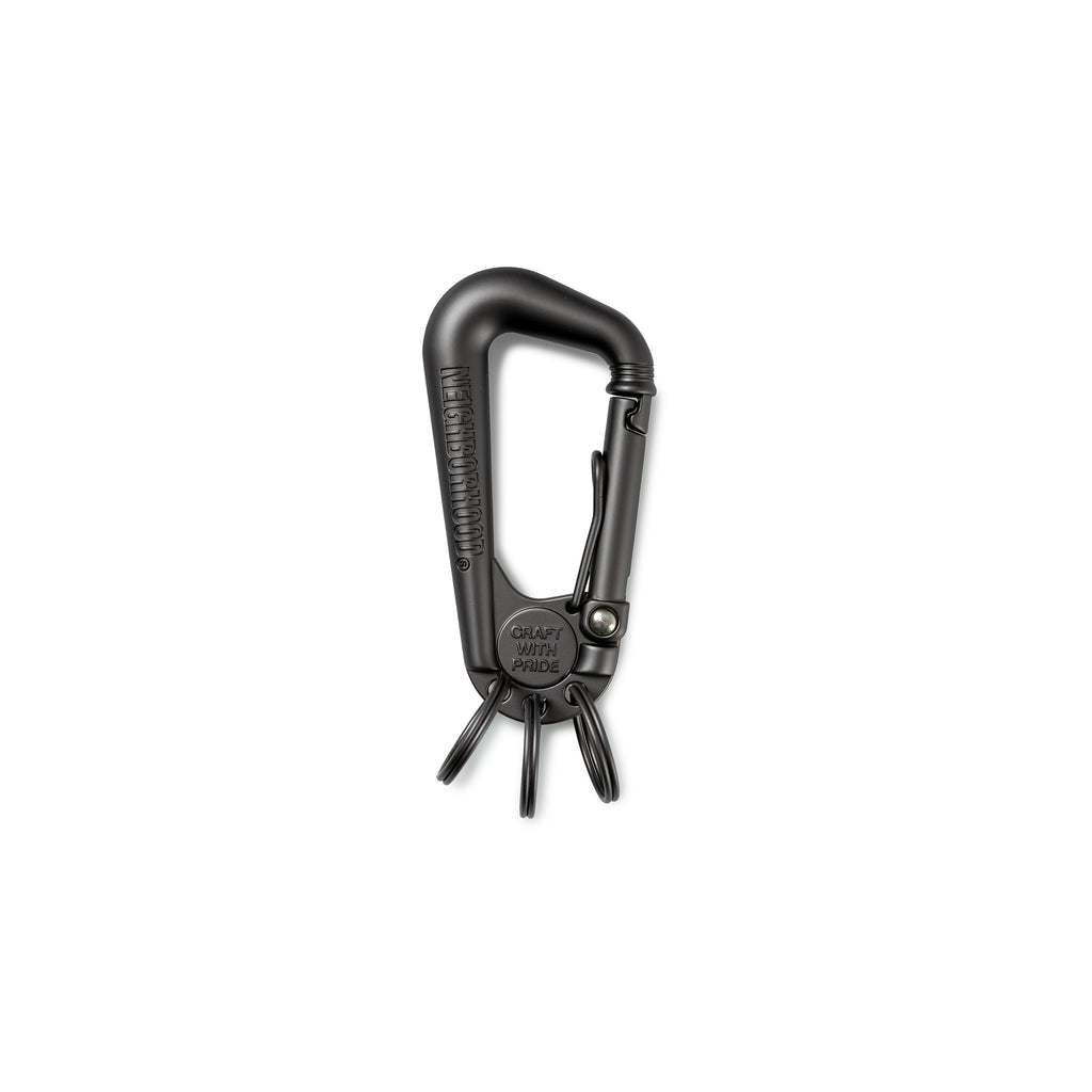 小物 NEIGHBORHOOD CARABINER KEYHOLDER Neighborhood Carabiner Keyholder | Black