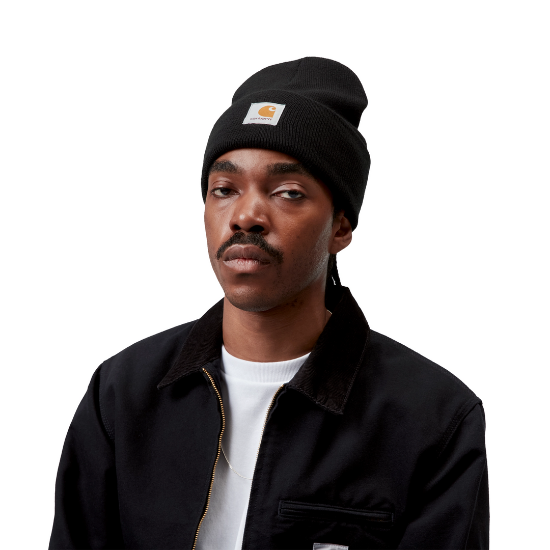 Acrylic Watch Hat | Black