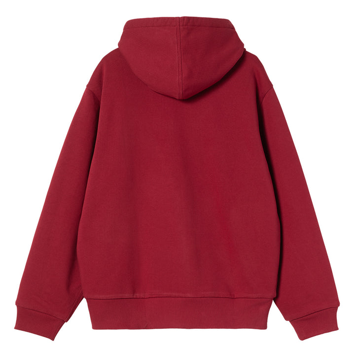 Active Sweat Jacket | Scarlet (stone washed)