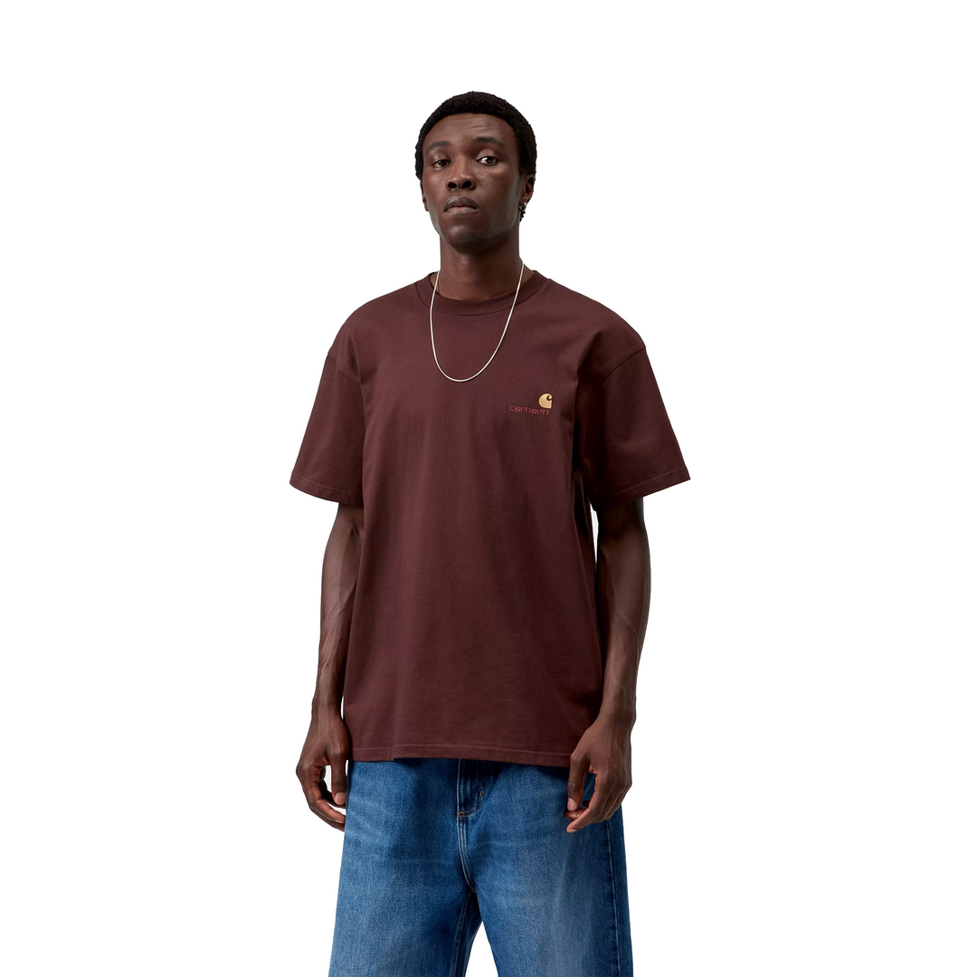 American Script Tee | Amarone
