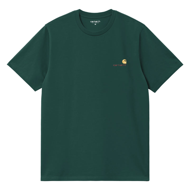 American Script Tee | Dark Fir