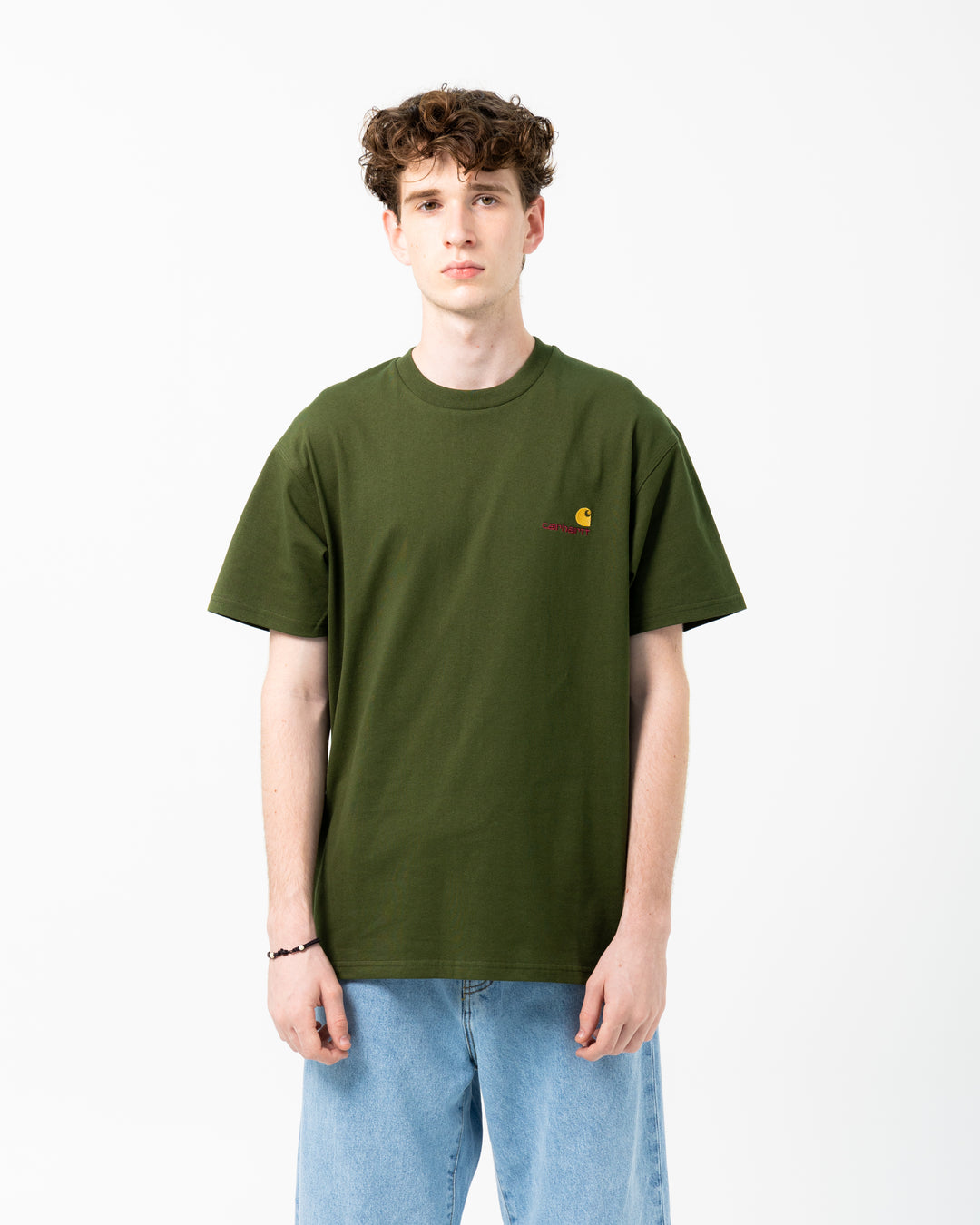 American Script Tee | Tarragon