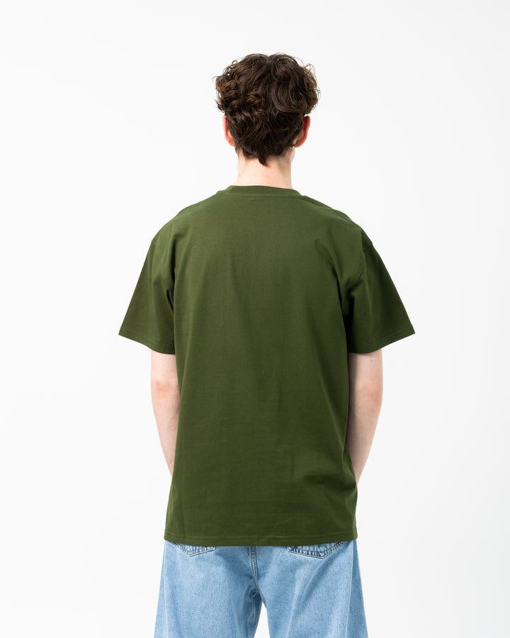 American Script Tee | Tarragon