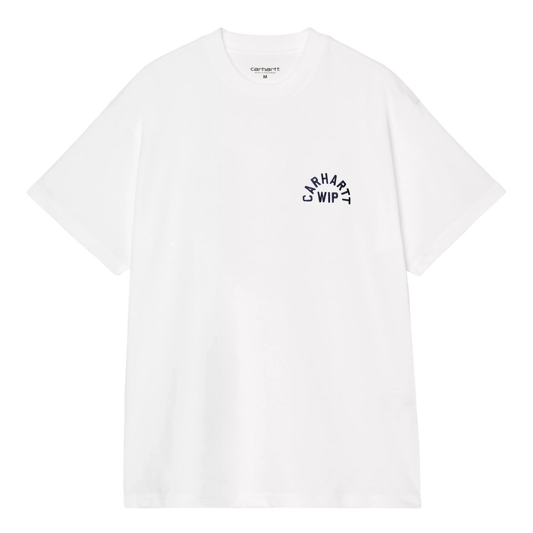 Arch Script Tee | White