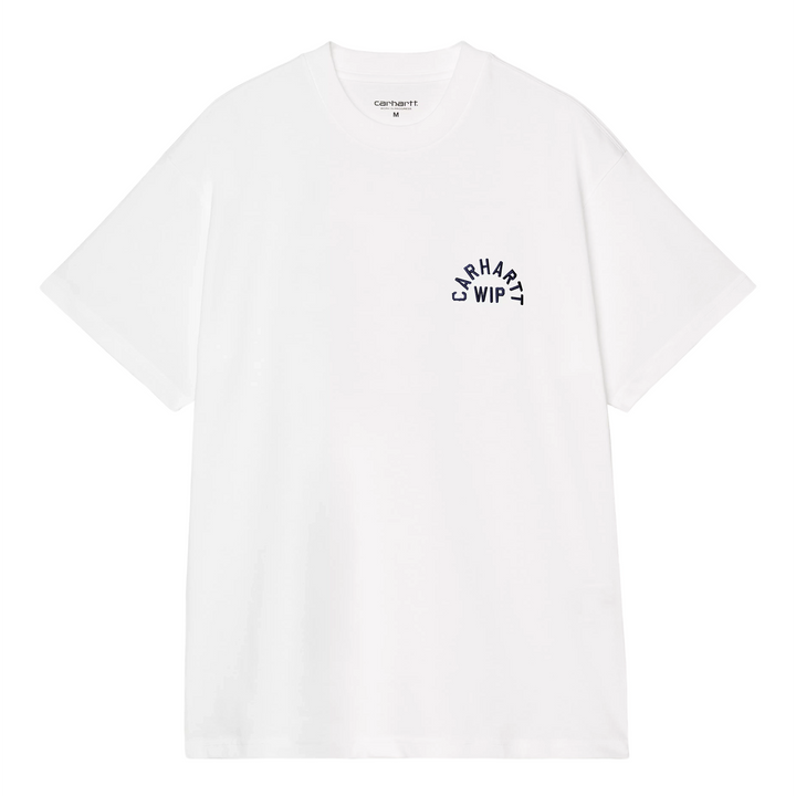 Arch Script Tee | White