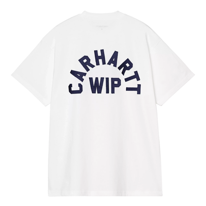 Arch Script Tee | White