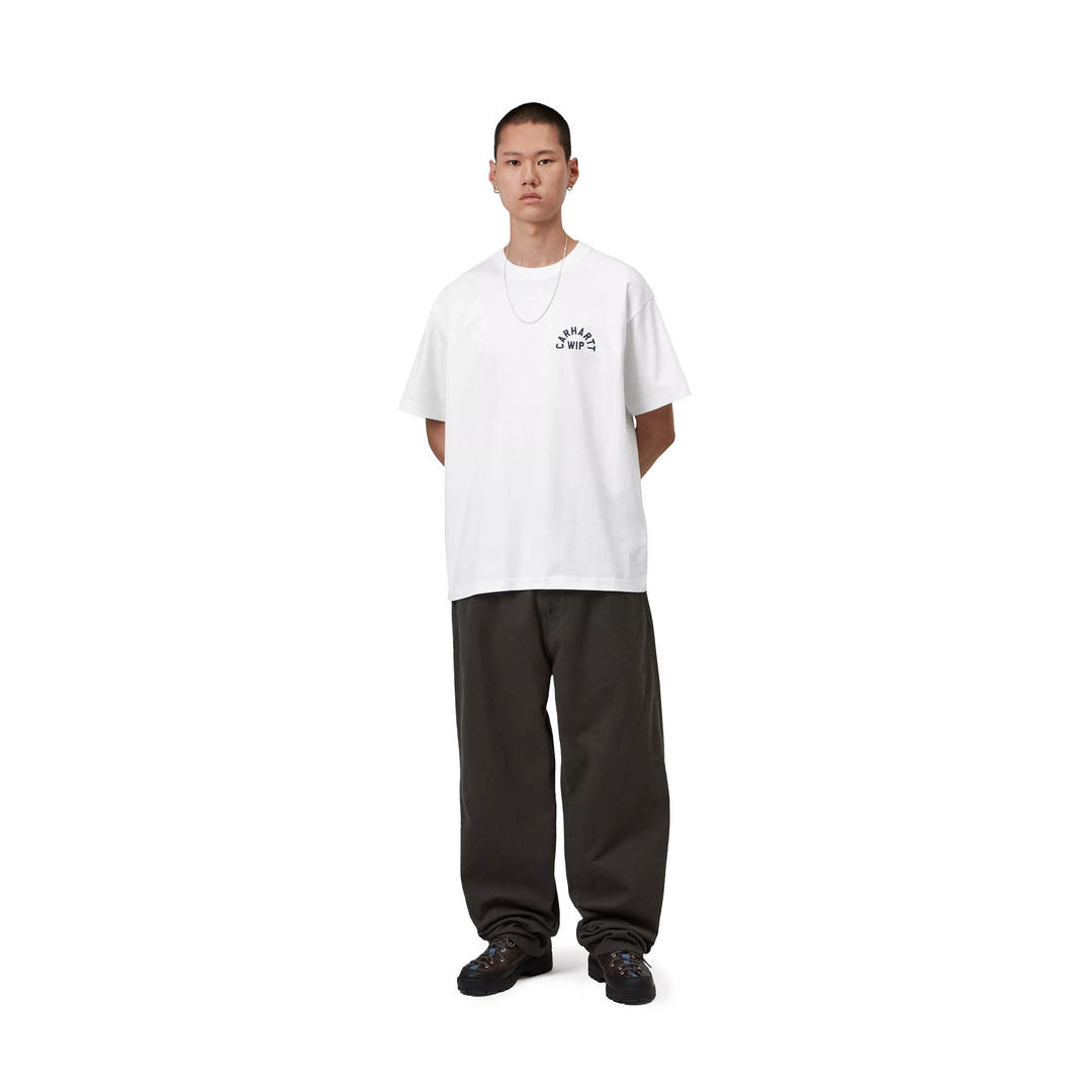 Arch Script Tee | White