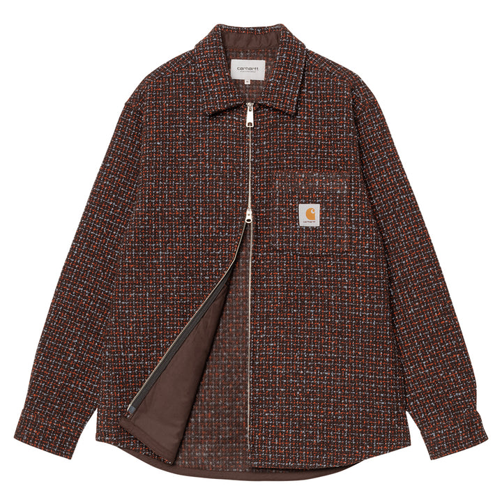 Bellamy Check Shirt Jac | Tobacco