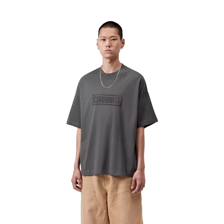 Bricky Man Tee | Soot (Stone dyed)