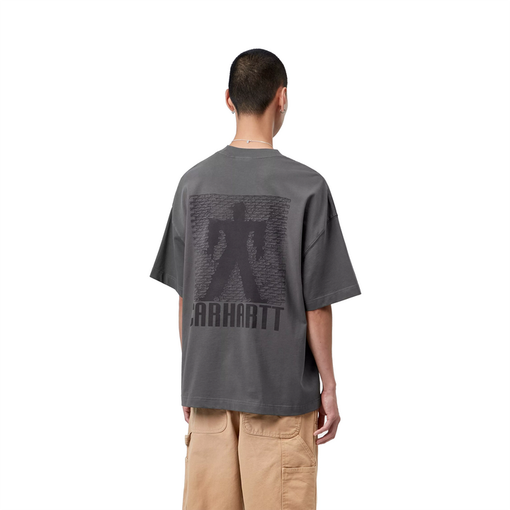Bricky Man Tee | Soot (Stone dyed)