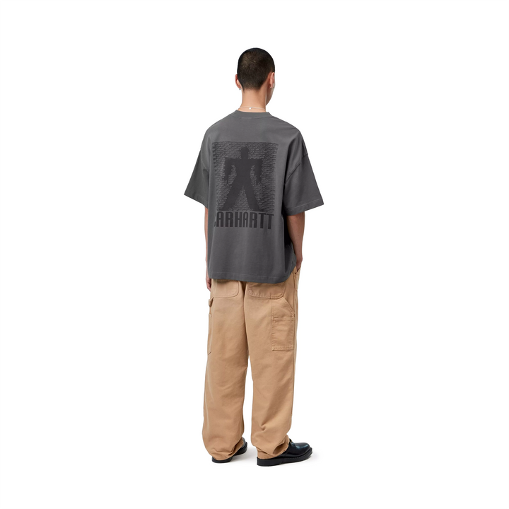 Bricky Man Tee | Soot (Stone dyed)