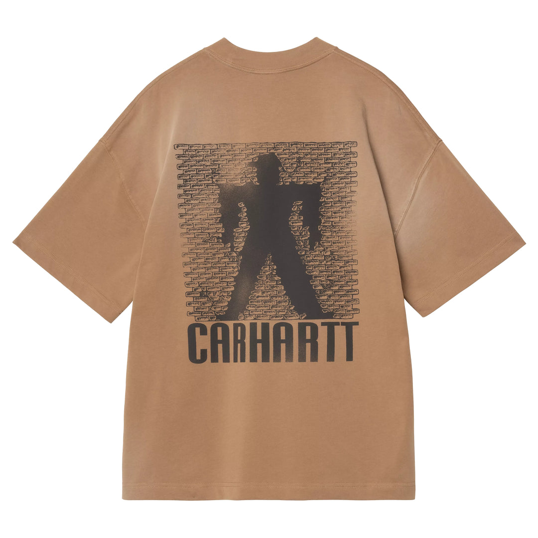 Bricky Man Tee | WIP H Brown (Stone dyed)