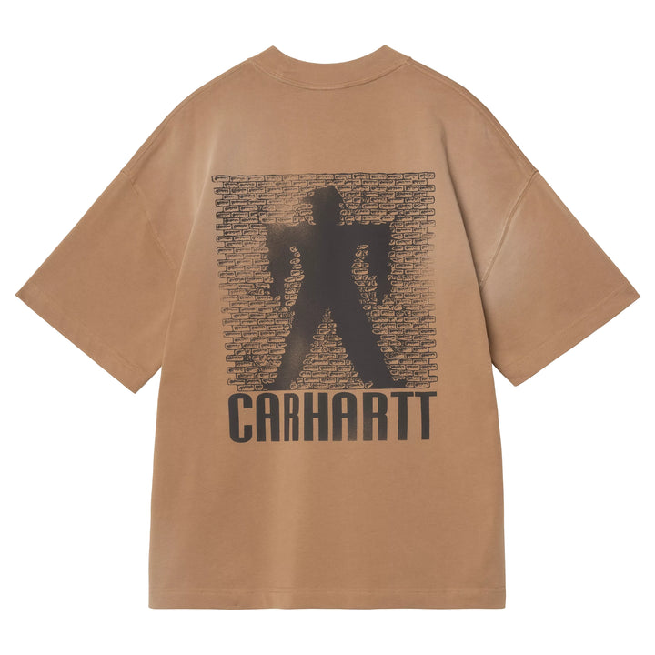 Bricky Man Tee | WIP H Brown (Stone dyed)