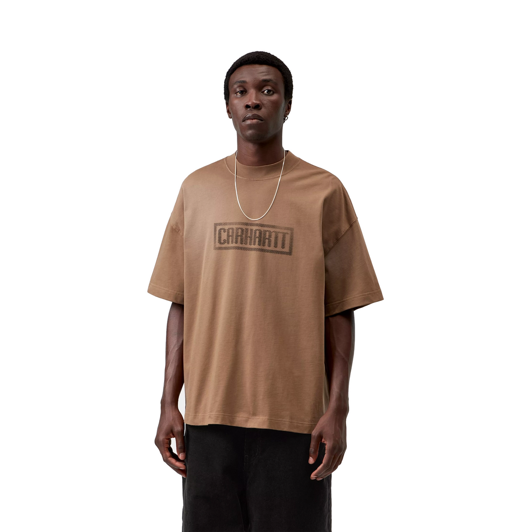 Bricky Man Tee | WIP H Brown (Stone dyed)