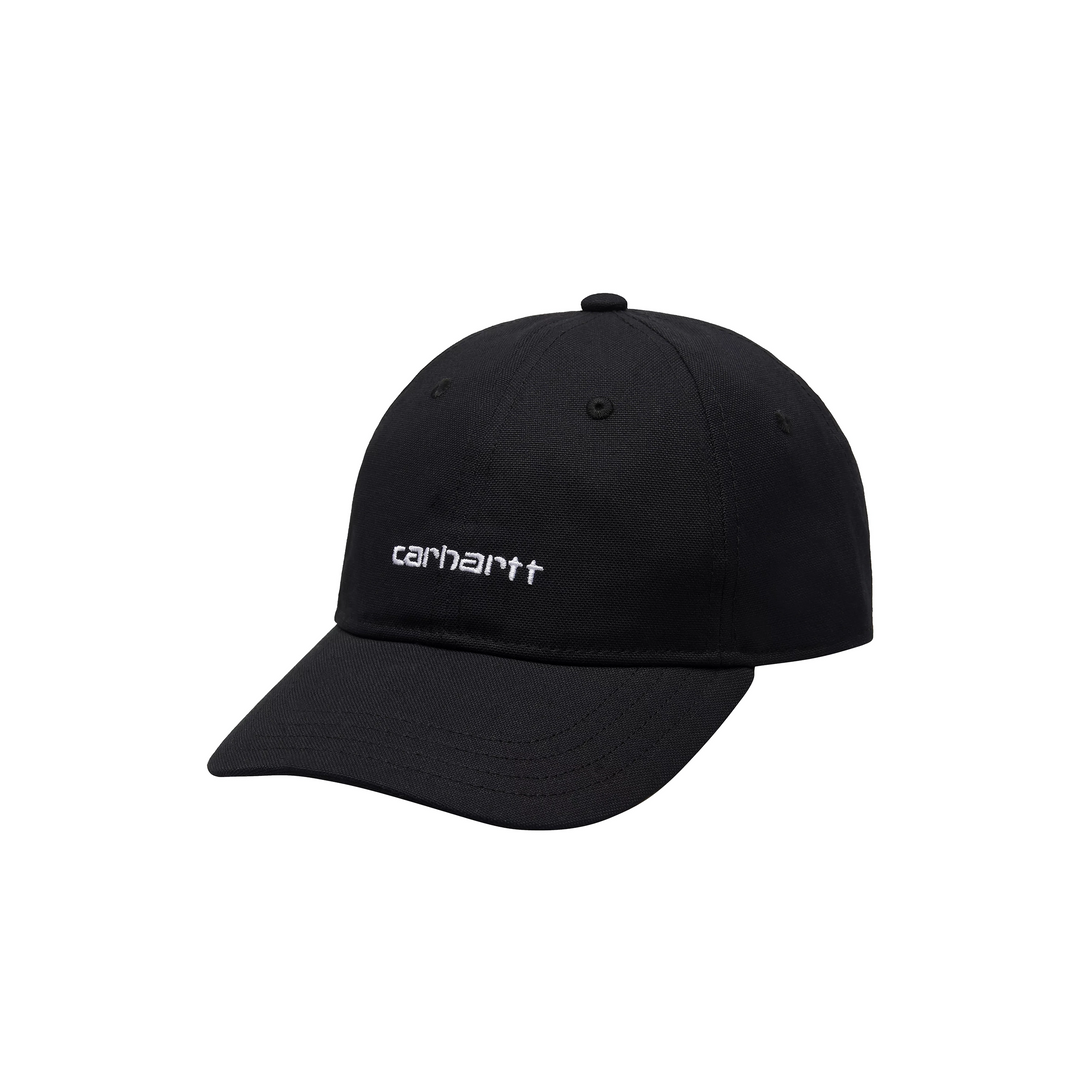 Canvas Script Cap | Black