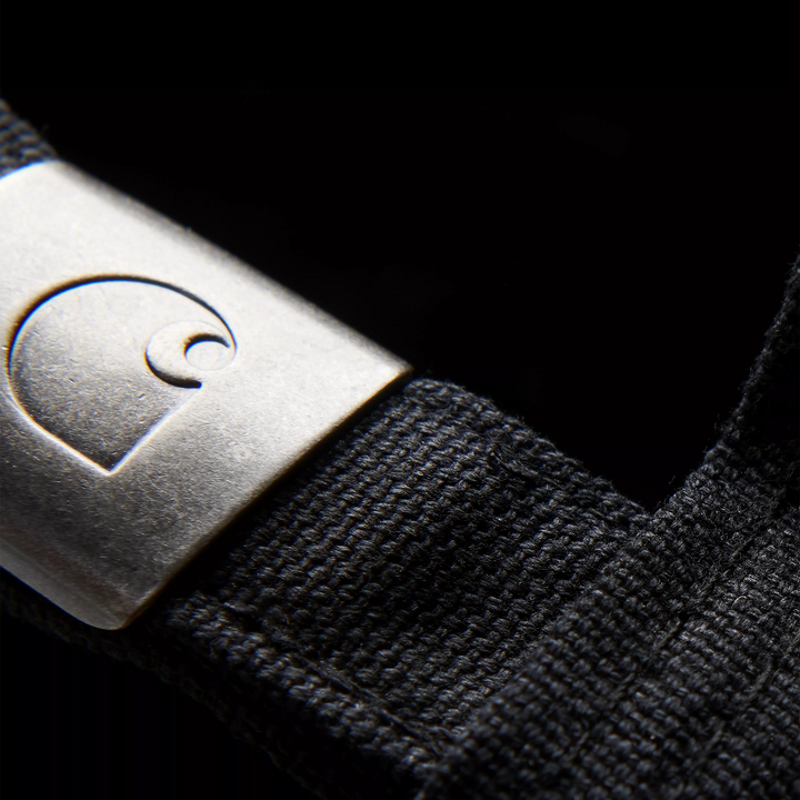 Canvas Script Cap | Black